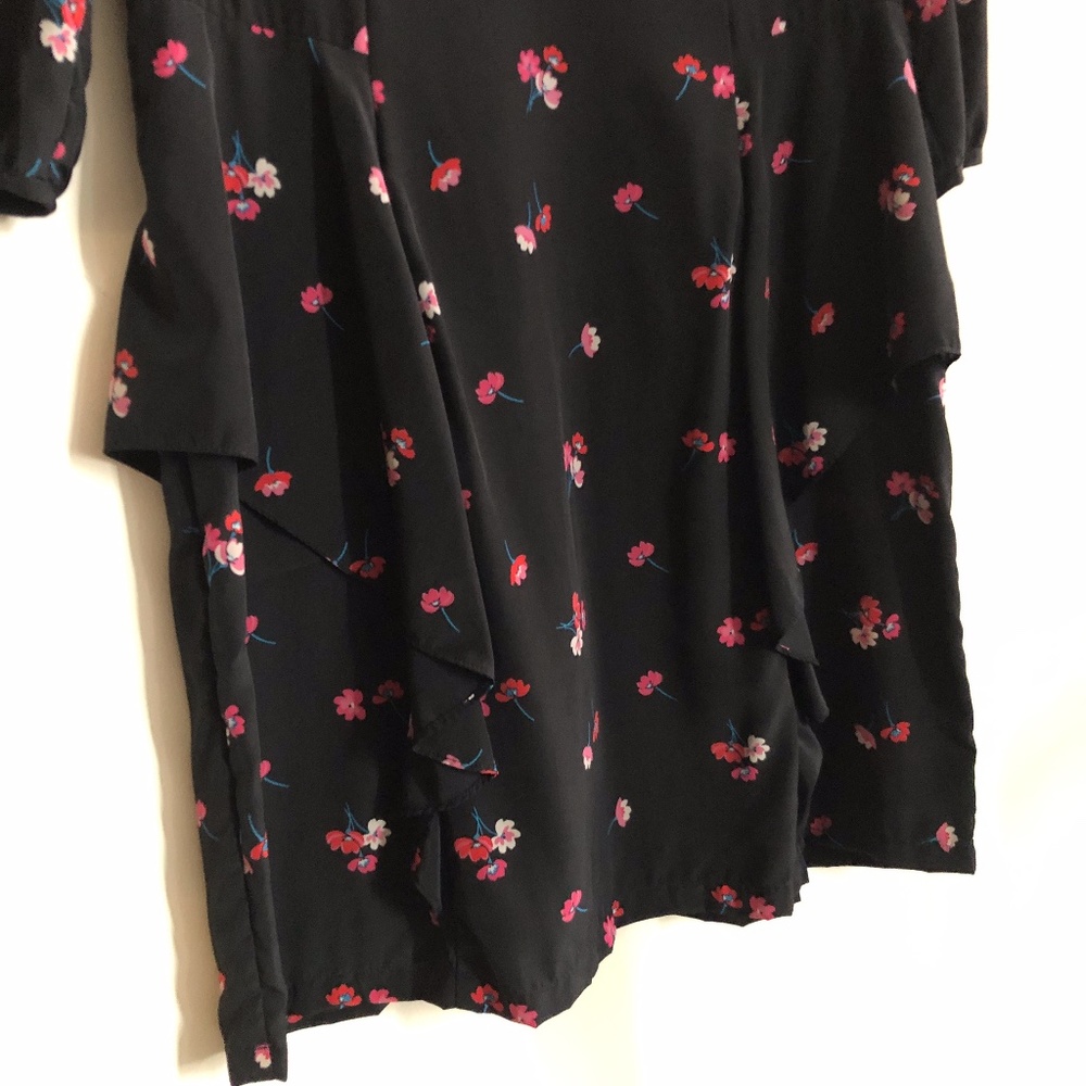 Floral Ruffled Mini Dress - Picture 4 of 6